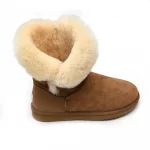 Chaussures de neige marron pour l'hiver, bottes de neige pour femmes et hommes