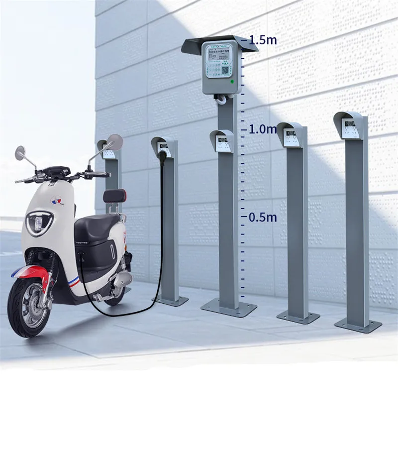 Solution iot Station de recharge murale de vélo électrique, batterie, 1 kit, chargeur de vélo électrique