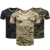 Vêtements de camouflage à séchage rapide, T-shirt tactique