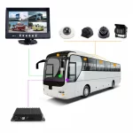Nouveau dashcam kit boîte noire pour bus, camion, voiture, avec caméra 2023, Carte sim wifi, 8 CANAUX 4g, tf sd mdvr wifi gps full HD, cctv