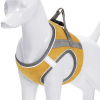 Harnais réfléchissant de gilet en daim, laisse de collier d'animal de compagnie de chien d'ouatine, petit moyen chien