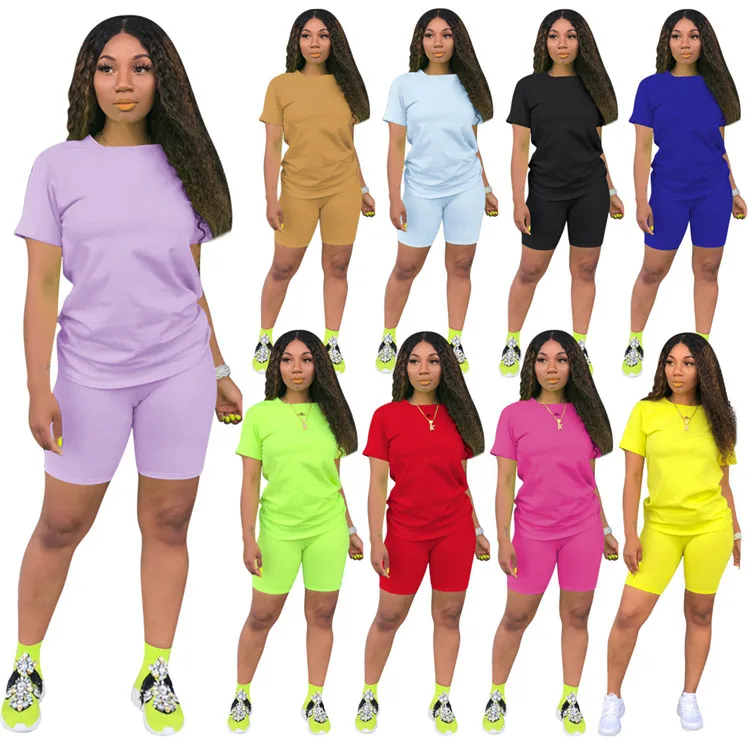 Sweatsuit, Fashion 2 pièce shorts femmes ensemble