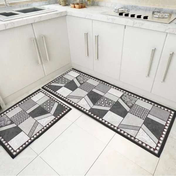 Ensemble de tapis de sol de cuisine de qualité