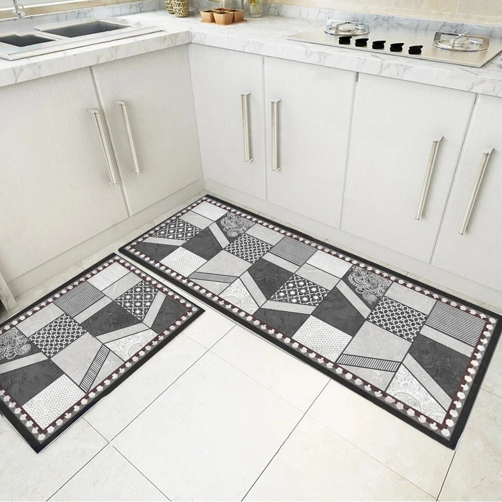 Ensemble de tapis de sol de cuisine de qualité