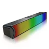 Barre de son hometheatre lumière rvb mini haut-parleur bluetooth audio maison basse lourde TV ordinateur