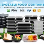 Carton de Boîte à Lunch réutilisable 1000ml, Multichoix Bento 1 à 3 compartiments, avec couvercle