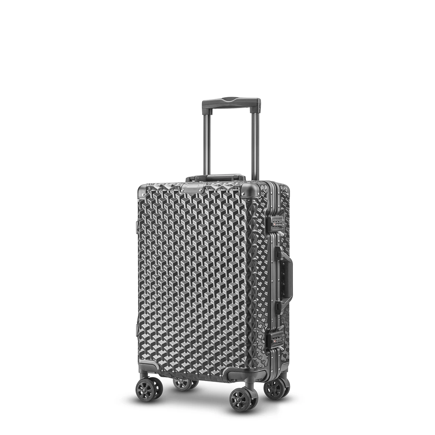 Valise à roulettes de haute qualité 28" pour voyage, avec cadre en aluminium pour hommes et femmes