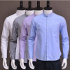 Chemise à manches longues ample, professionnelle formelle pour hommes