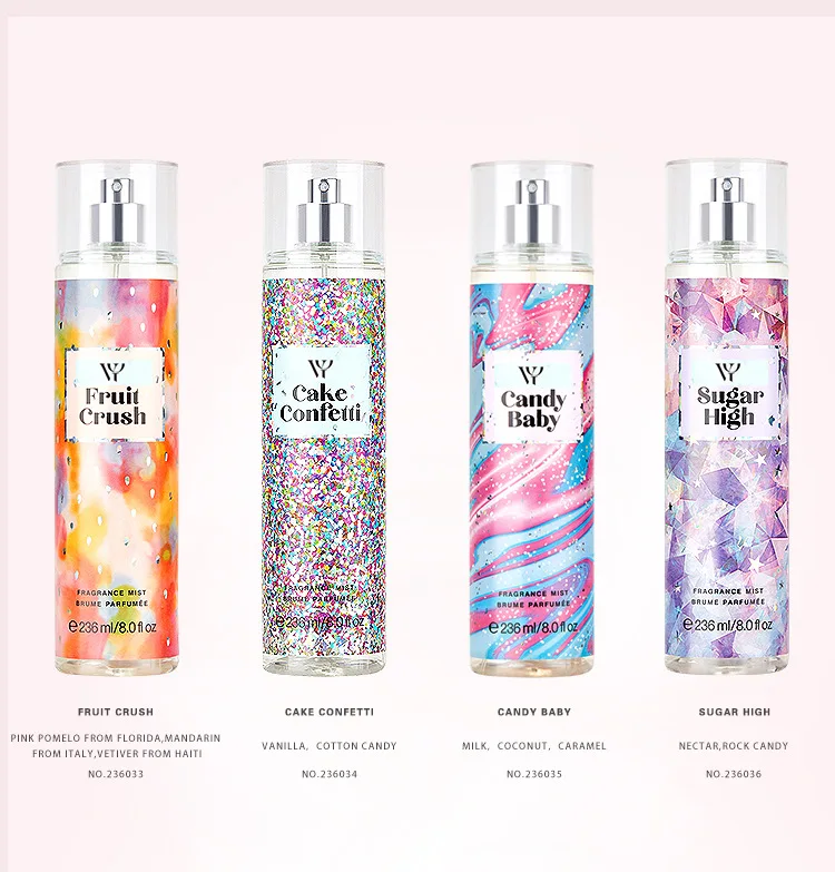 Body Spray Eau de Parfum pour Femme 236ml, Parfum Fleur Parfumée