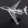 Avion en cristal, Avion factice, décor bureau, cadeau professionnel