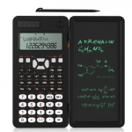 Calculatrice scientifique avec tablette d'écriture, fonctions calculatrice financière d'ingénierie pour études et bureau