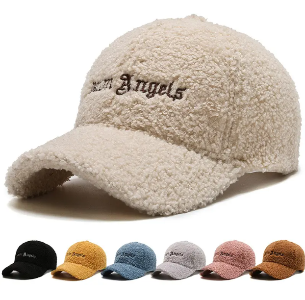 Casquette de Baseball en fourrure confortable, en peluche chaud moelleux