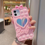 Girly Girl Line Love Mirror Silicone