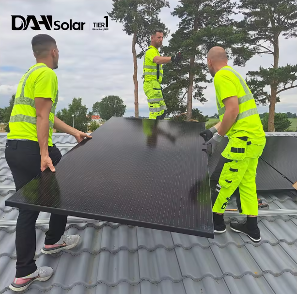 Panneau photovoltaïque plein écran 410 watts, tous noirs