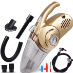 Aspirateur de voiture 4 en 1 multifonction avec affichage numérique, pompe à air de voiture, compresseur, pompe à air