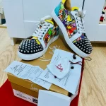 Magnifique Sneaker Christian Louboutin Vieira Orlato Flat Super Style Multicolore