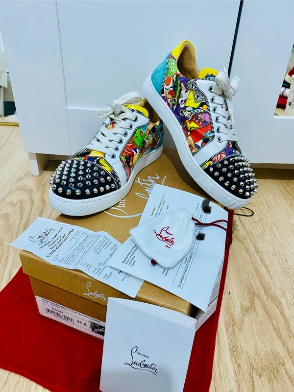 Magnifique Sneaker Christian Louboutin Vieira Orlato Flat Super Style Multicolore
