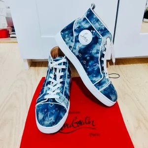 Élégante Sneaker Christian Louboutin Louis Orlato Multicolore Style Effigie CL.