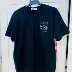 Élégant T-shirt de Luxe Noir Haute Qualité Premium Marque LOEWE