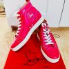 Magnifique Sneaker Christian Louboutin Louis Orlat Fuchsia Style Classique