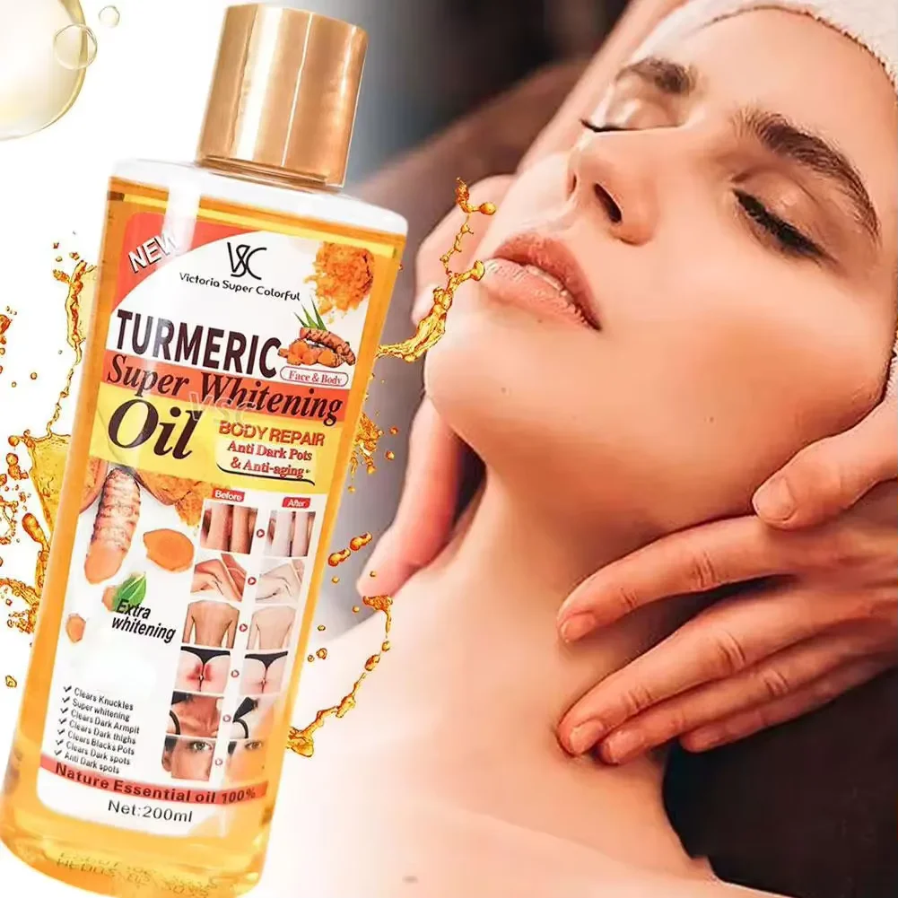 Huile essentielle de curcuma soins de la peau Massage hydratant aromathérapie