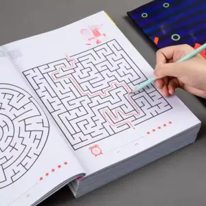 Livre de jeux de labyrinthes pour enfants développement de l'intelligence