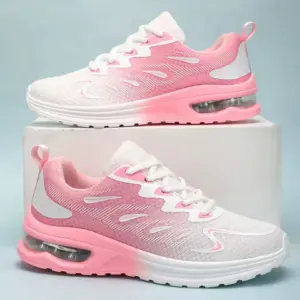 Chaussures de marche en maille à coussin d'air respirantes sport