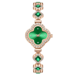 Montre Exquise Petite Perle Trèfle Pour Femme
