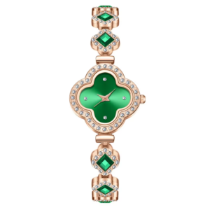 Montre Exquise Petite Perle Trèfle Pour Femme