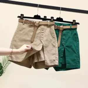 Chic Style Short été pour femme fente latérale Mode 2026