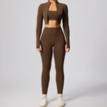 Ensemble Fitness Femme 3 Pièces – Confort & Élégance