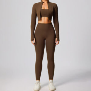 Ensemble Fitness Femme 3 Pièces – Confort & Élégance