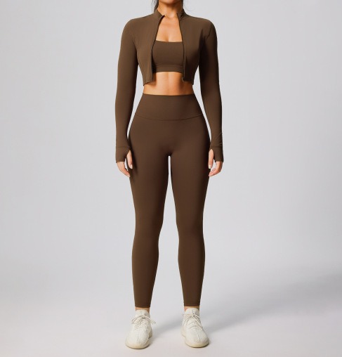 Ensemble Fitness Femme 3 Pièces – Confort & Élégance