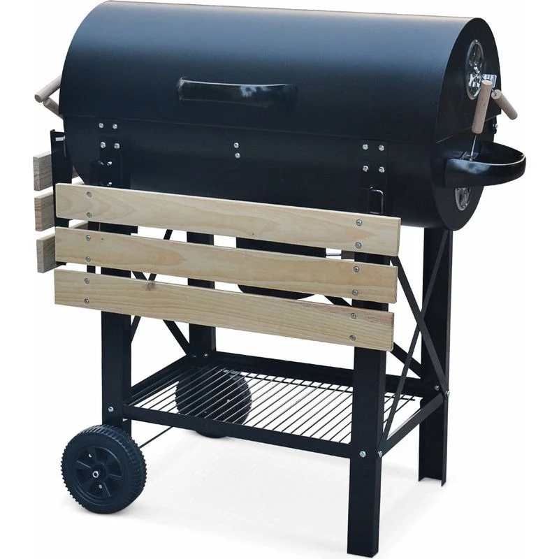 Barbecue Américain au Charbon REVO Malaga – Fumoir & Thermomètre