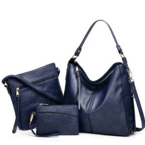 Ensemble 3 Sacs Femme – Grand Sac, Sac à Main & Petit Sac Assortis