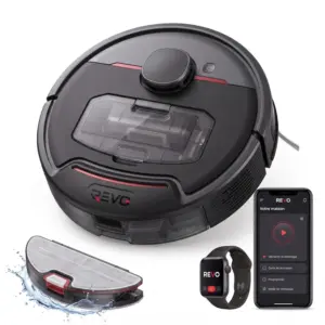 REVO Vector 5 — Robot Aspirateur Laveur 3-en-1, 5 000 Pa, Navigation Intelligente & 150 min