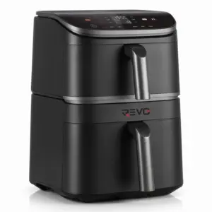 REVO DuoChef 10 — Air Fryer Double Zone Verticale 10,8 L, 2 630 W, 6-en-1