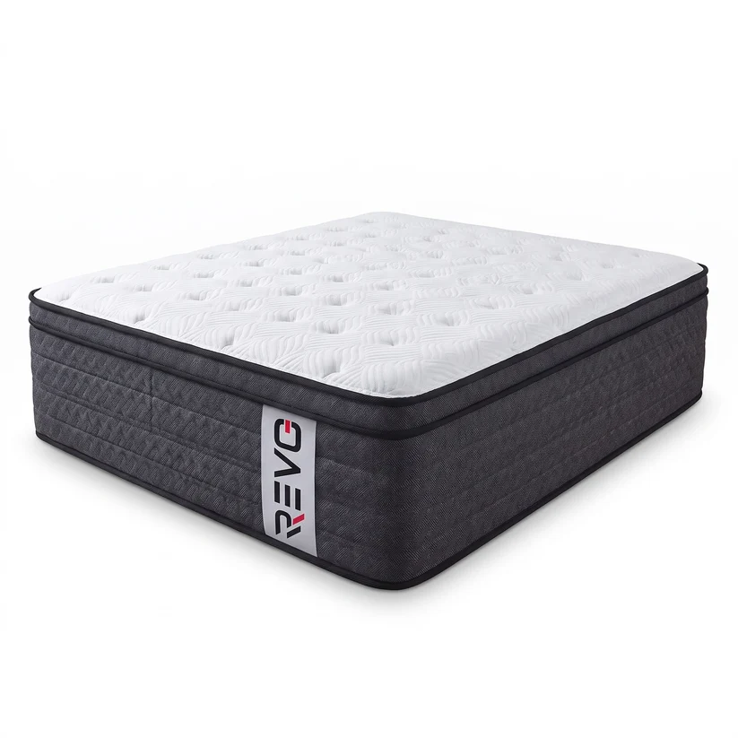 REVO Somnia 30 — Matelas Hybride 180 × 200 cm, 30 cm, H3, 7 Zones & Mémoire de Forme