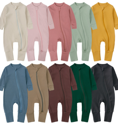 Combinaison Bébé à Manches Longues – Coloris Automne