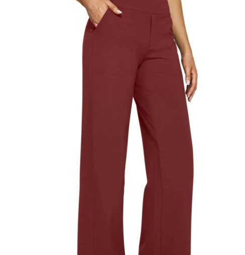 Pantalon Femme Taille Haute — Coupe Droite & Style Décontracté