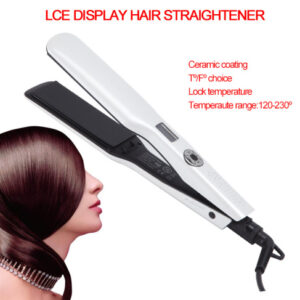 Lisseur Boucleur 2-en-1 LCD – Lissage & Boucles en un Seul Appareil