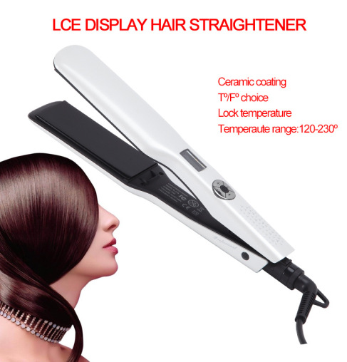 Lisseur Boucleur 2-en-1 LCD – Lissage & Boucles en un Seul Appareil