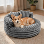 Panier Donut pour Chien et Chat Déhoussable – Couchage Douillet