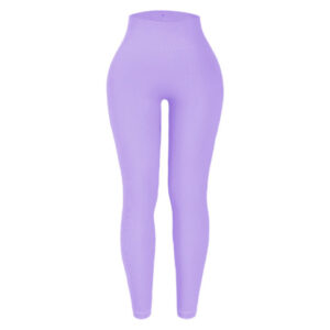 Legging Femme Côtelé Taille Haute Sans Couture – Sport & Quotidien