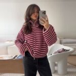 Robe Pull Femme Élégance en Maille – Col à Revers et Double Fermeture