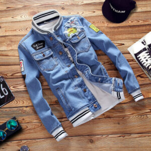 Veste Homme Style Japonais Bleu – Coupe Décontractée