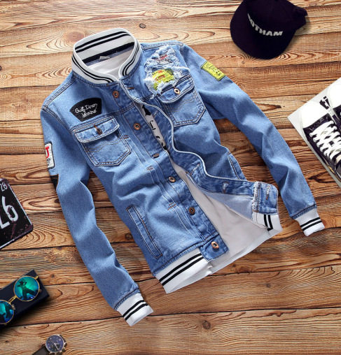 Veste Homme Style Japonais Bleu – Coupe Décontractée
