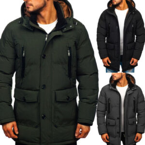 Veste Homme à Capuche – Style Casual avec Fermeture Zippée - Manteau