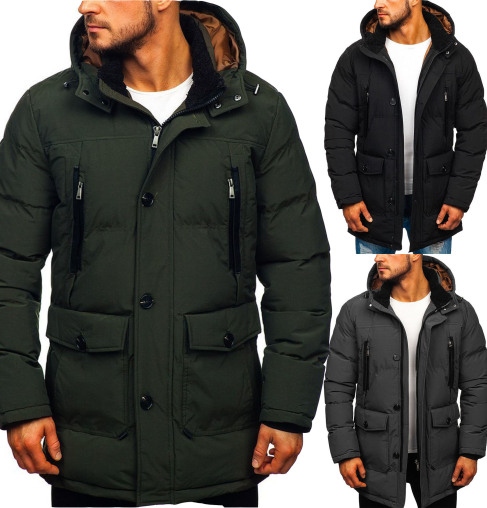 Veste Homme à Capuche – Style Casual avec Fermeture Zippée - Manteau